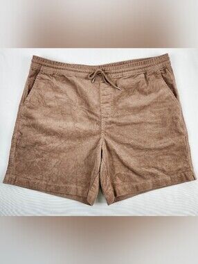 C&C California Corduroy Shorts Mens XL  Elastic Drawstring Waist Surfer Beach